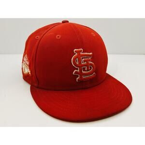 St. Louis Cardinals New Era 11 World Series Champions Red Hat Cap Adjustable